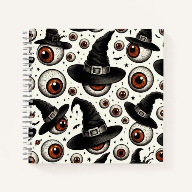 Witchy Eyes Notizbuch (Vorderseite)