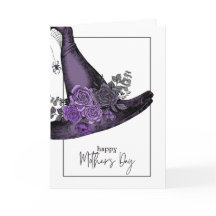 Witchy Floral Mother Day Gruß