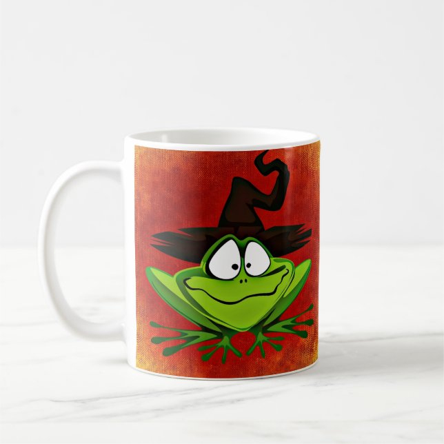 Witchy Frog Coffee Tasse (Links)