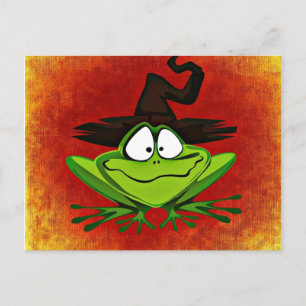 Witchy Frog Postkarte