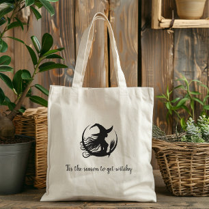 Witchy Halloween Tote Bag für Frauen Tragetasche
