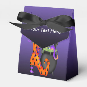 Witchy Halloween Zelt-Bevorzugungs-Kasten Geschenkschachtel