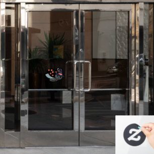 Witchy Ladybug Fensteraufkleber