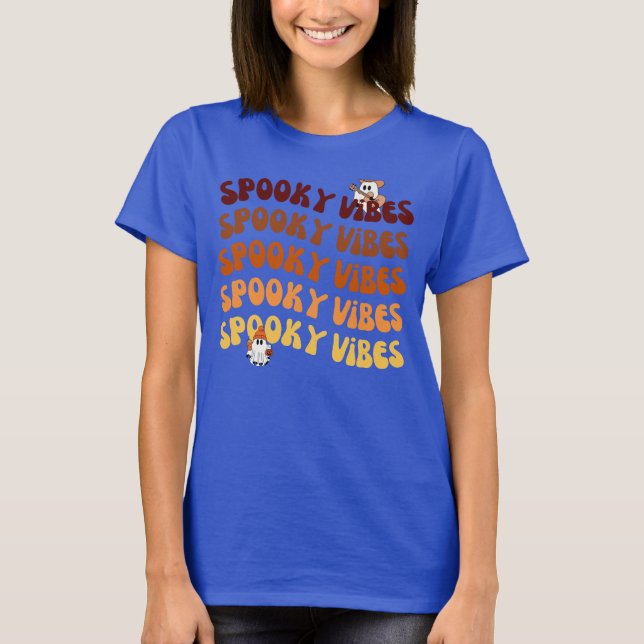 Witchy October Vibes Halloween T-Shirt (Vorderseite)