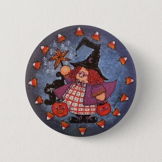 Witchy Poo Knopf-Button Button (Vorderseite)