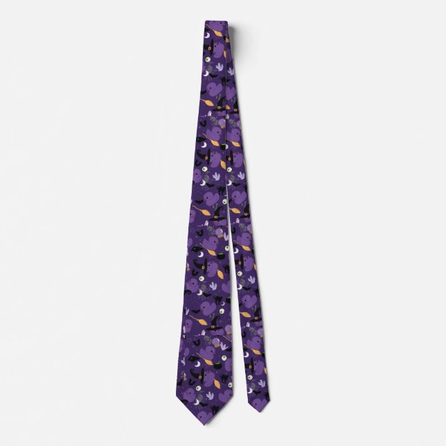 Witchy Rubber Ducks Neck Tie Krawatte (Vorderseite)