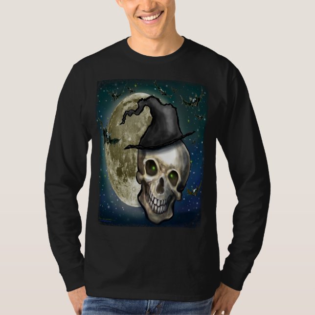 Witchy Skull T - Shirt (Vorderseite)