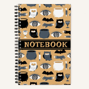 Witchy Spooky Horror Halloween Notizbuch