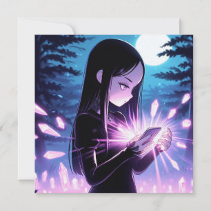 Witchy Themed Birthday Party Einladung