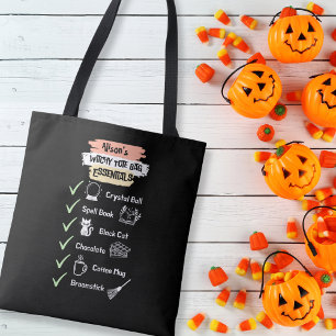 Witchy Tote Bag Essentials Magic Witchcraft