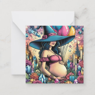 WItchy Vibes | Baby | Schwangerschaft | Mama Mitteilungskarte