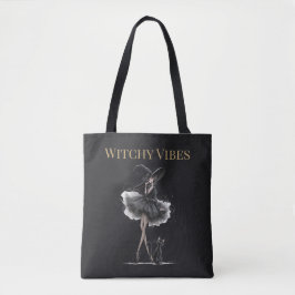 Witchy Vibes Dark Edition – Gothic Witch & Cat