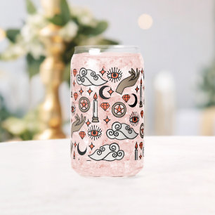Witchy Vibes Pattern Dosenglas