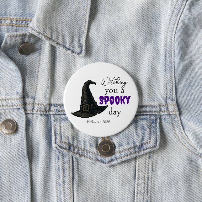 Witchy Vibes - Spooky & Stylish | Button (Beispiel)