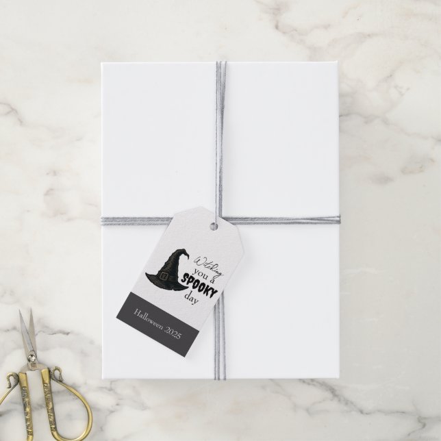 Witchy Vibes - Spooky & Stylish | Geschenkanhänger (Mit Garn)