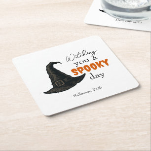 Witchy Vibes - Spooky & Stylish Rechteckiger Pappuntersetzer