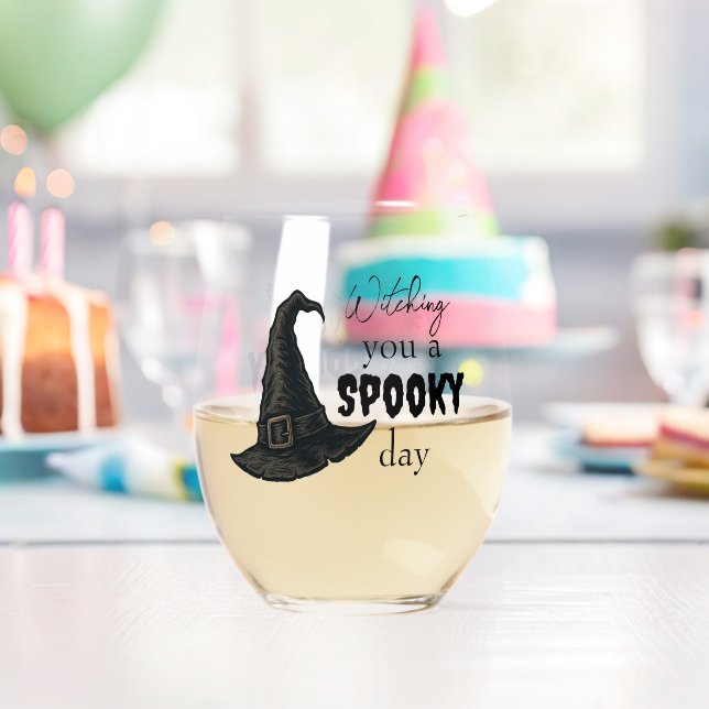 Witchy Vibes - Spooky & Stylish | Weinglas Ohne Stiel (Insitu (Geburtstag))