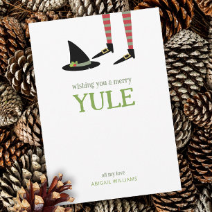 Witchy Weihnachten Holiday Card
