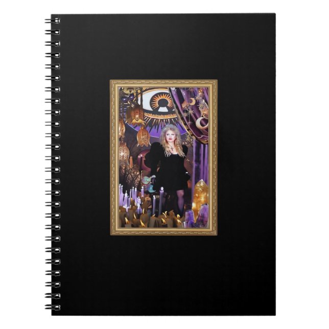 Witchy Whimsigoth Stevie Collage Notizblock (Vorderseite)