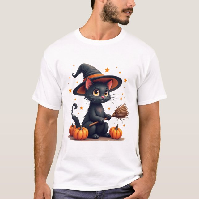 Witchy Whiskers T-Shirt (Vorderseite)