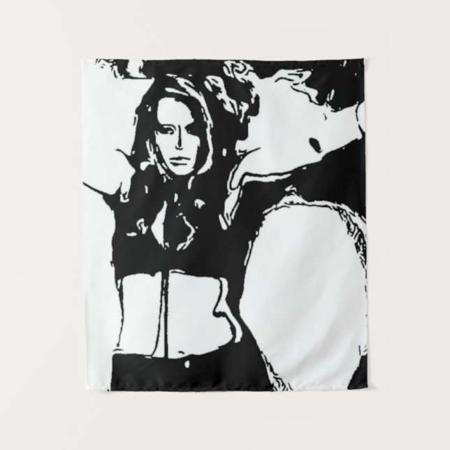 Witchy Woman Wandteppich (Vorderseite)