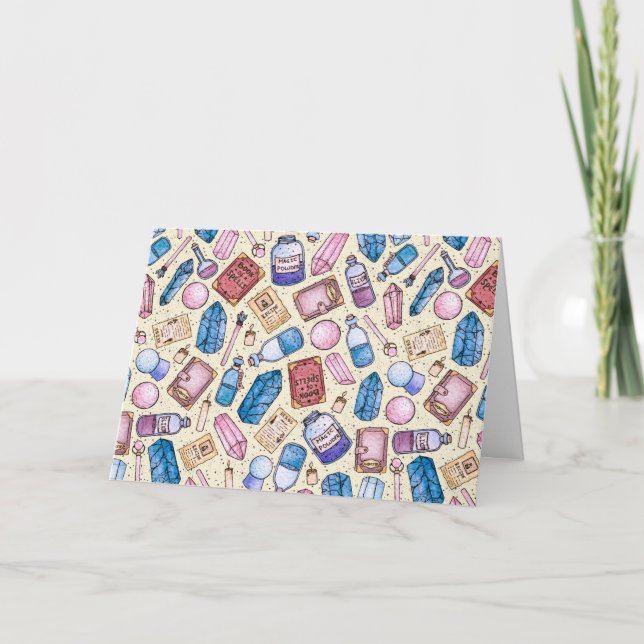 Witchy Wonders Grußkarte (Leere) Dankeskarte (Vorderseite)