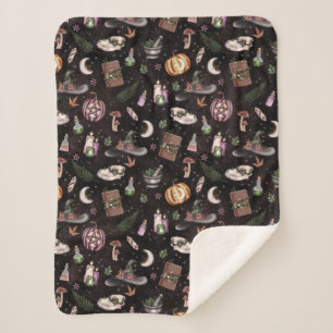 Witchy Woodland Sherpadecke
