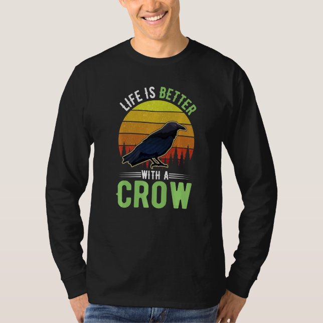 with a Crow Raven T-Shirt (Vorderseite)