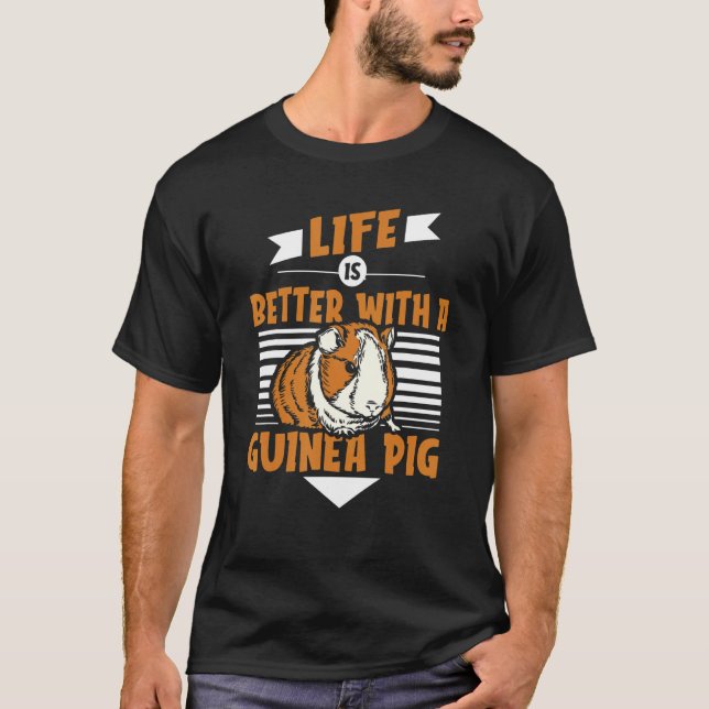 with a Guinea Pig Guinea Pig T-Shirt (Vorderseite)