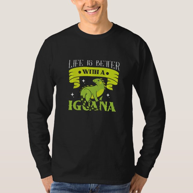 with a Iguana T-Shirt (Vorderseite)