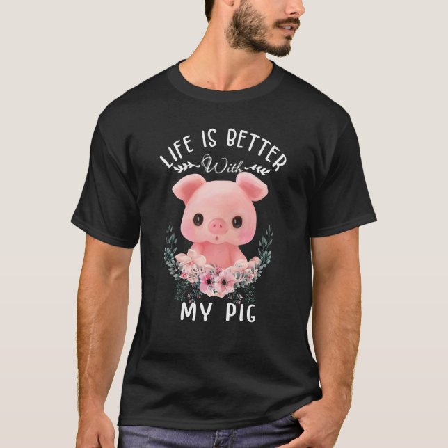 With A Pig Fabulous Pig T-Shirt (Vorderseite)