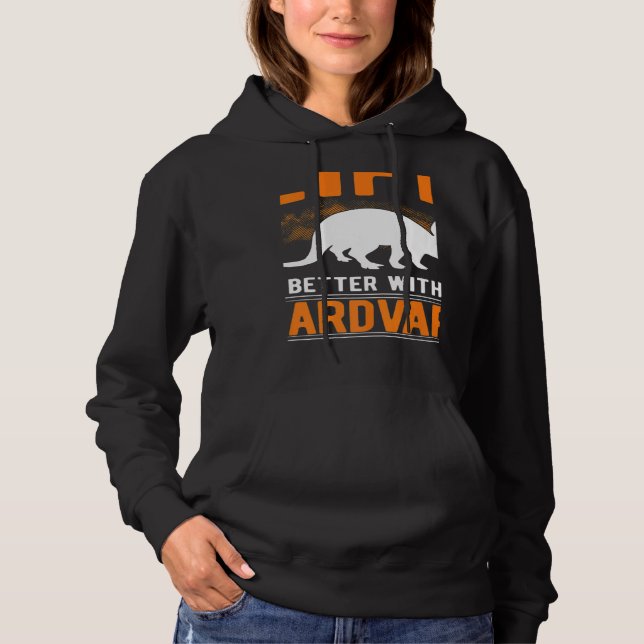 with an Aardvark Hoodie (Vorderseite)