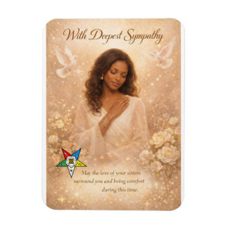 With Deepest Sympathy — Order of the Eastern Star  Magnet
