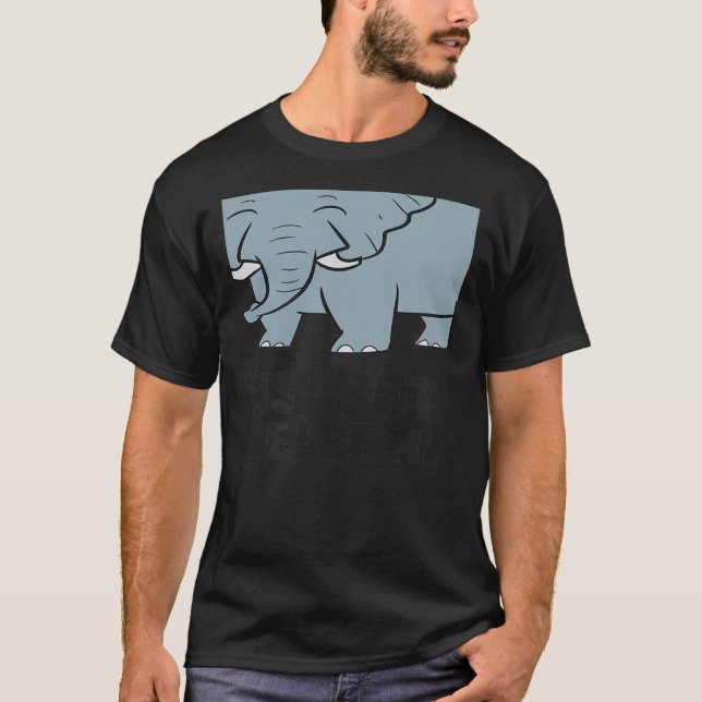 With Elephants Cute African Elephant T-Shirt (Vorderseite)