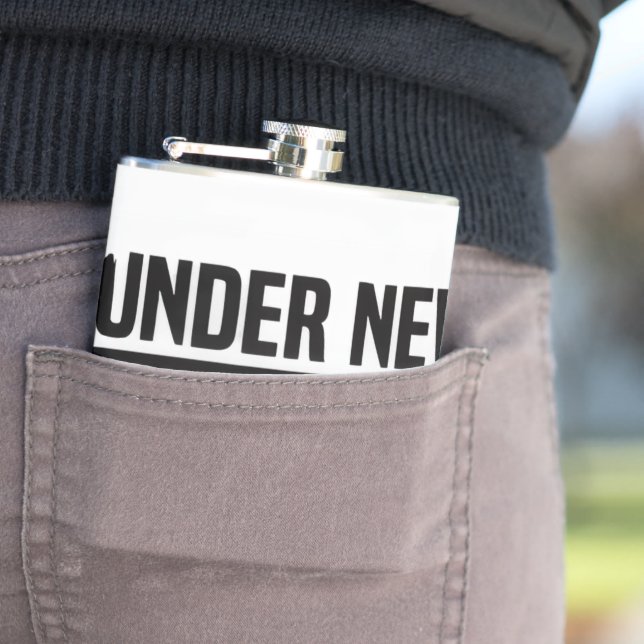 With God All Things Are Possible Flachmann (Beispiel)