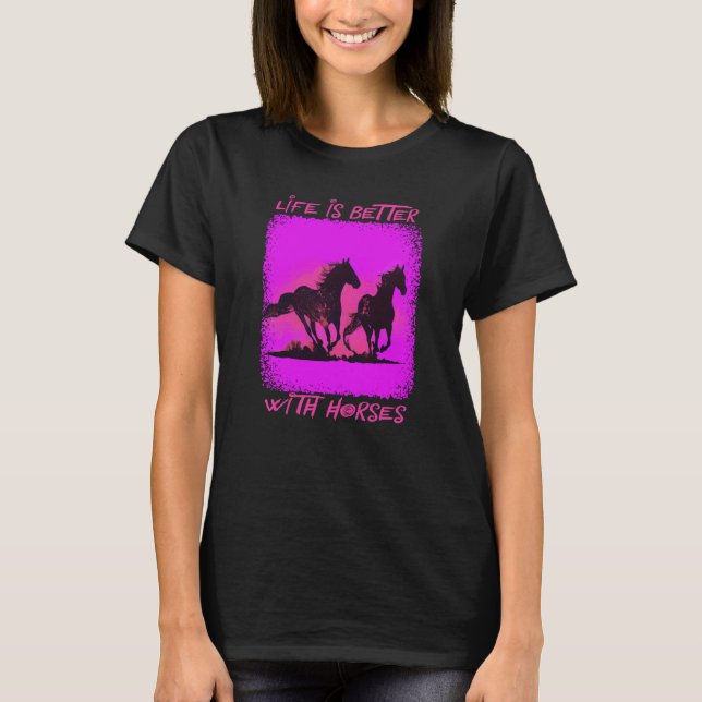 With Horses T-Shirt (Vorderseite)