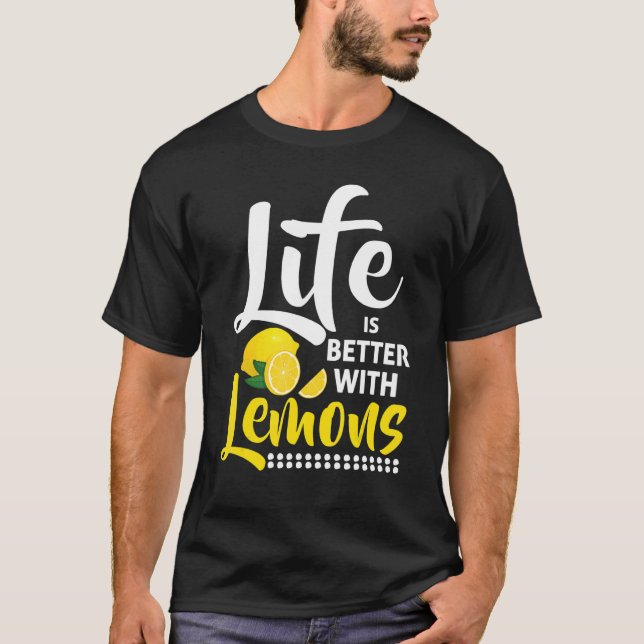 With Lemons  Lemon Juice  Lemonade T-Shirt (Vorderseite)