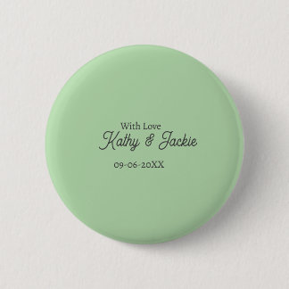 With love add couple name wedding simple minimal button