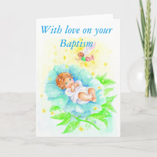 With love on your Baptism Karte