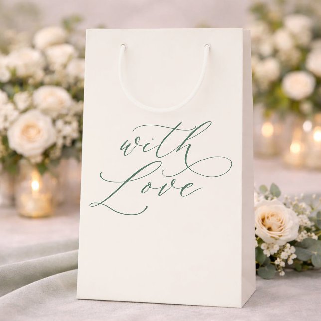 With Love Wedding Favor Bag Kleine Geschenktüte (Von Creator hochgeladen)