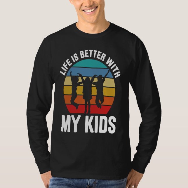 With My Kids Daycare Provider Daycare Teacher T-Shirt (Vorderseite)