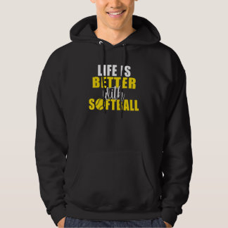 with Softball Hoodie