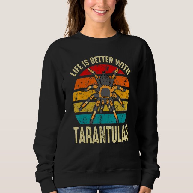 With Tarantulas Retro Spider Owner 1 Sweatshirt (Vorderseite)