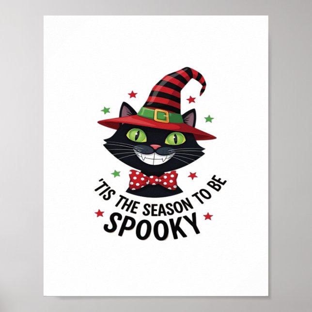 With Witch Hat And Tie Poster (Vorne)