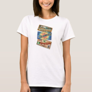 Withlacochee Staat Trail Offiziell Postkarte T-Shirt