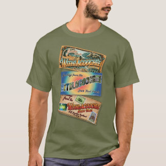 Withlacochee Staat Trail Offiziell Postkarte T-Shirt