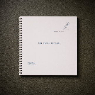 Witness pen- Minimalist Marriage Union Notebook Notizbuch