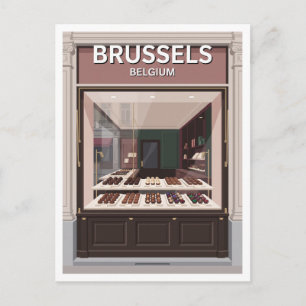 Wittamer Chocolatier Brüssel Belgien Postkarte