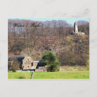Witten Berger-Denkmal Wasserkraftwerk Postkarte