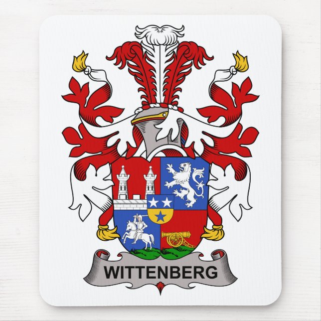 Wittenberg-Familienwappen Mousepad (Vorne)